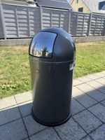 Wesco Abfalleimer Pushboy grau guter Zustand gebraucht