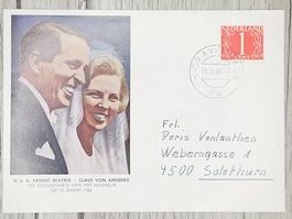 CL14 Carte Postale + Timbre Pays-Bas 1966
