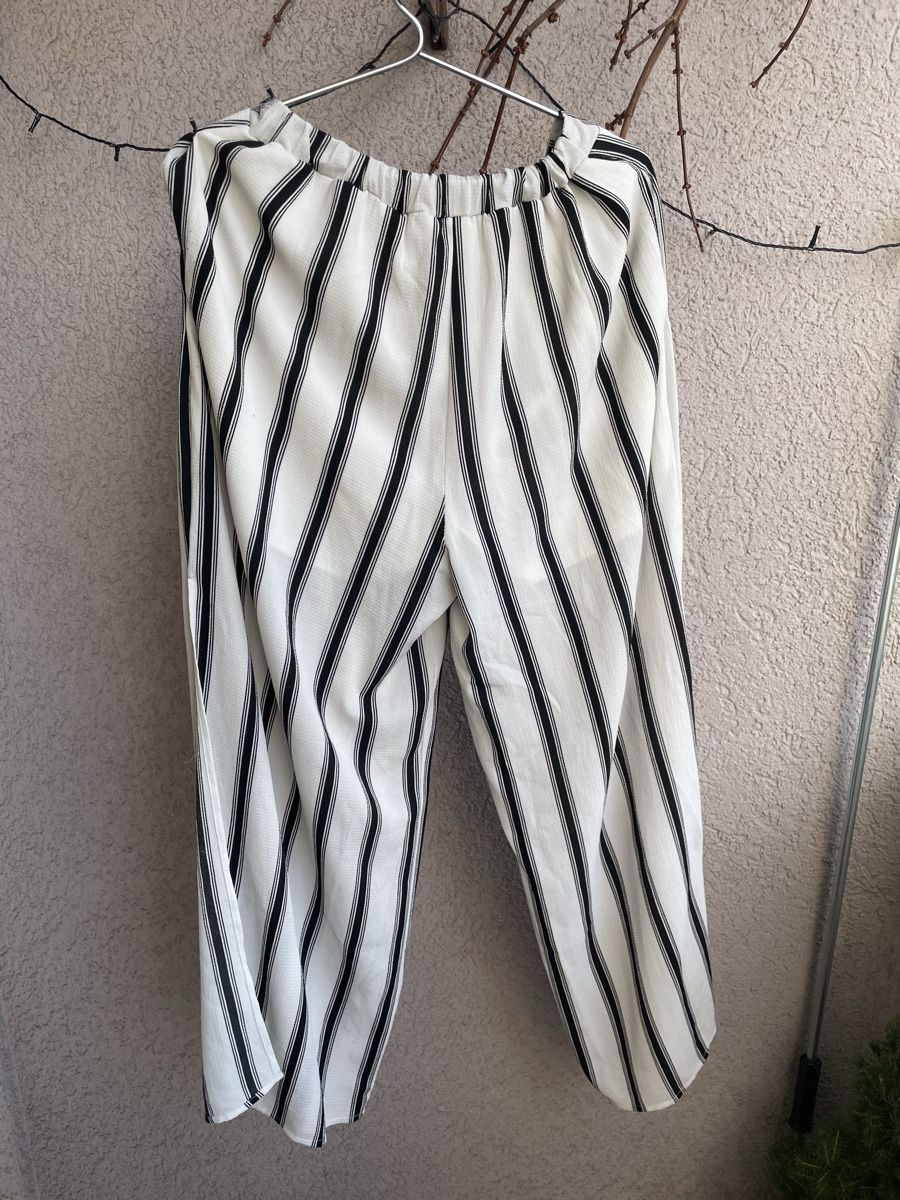 Pantaloni: AB 1.- Gestreifte Sommerhose, Gr. 38 – Usato da Zürich venduto da vik_isi 2