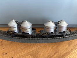 2x Güterwagen Braunkohlenstaubwagen - Märklin