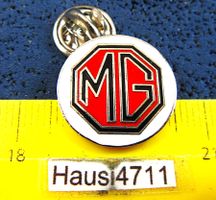 MG AUTO LOGO SCHMUCK-PIN ENAMEL GEPRÄGT  20mm VINTAGE OLDI