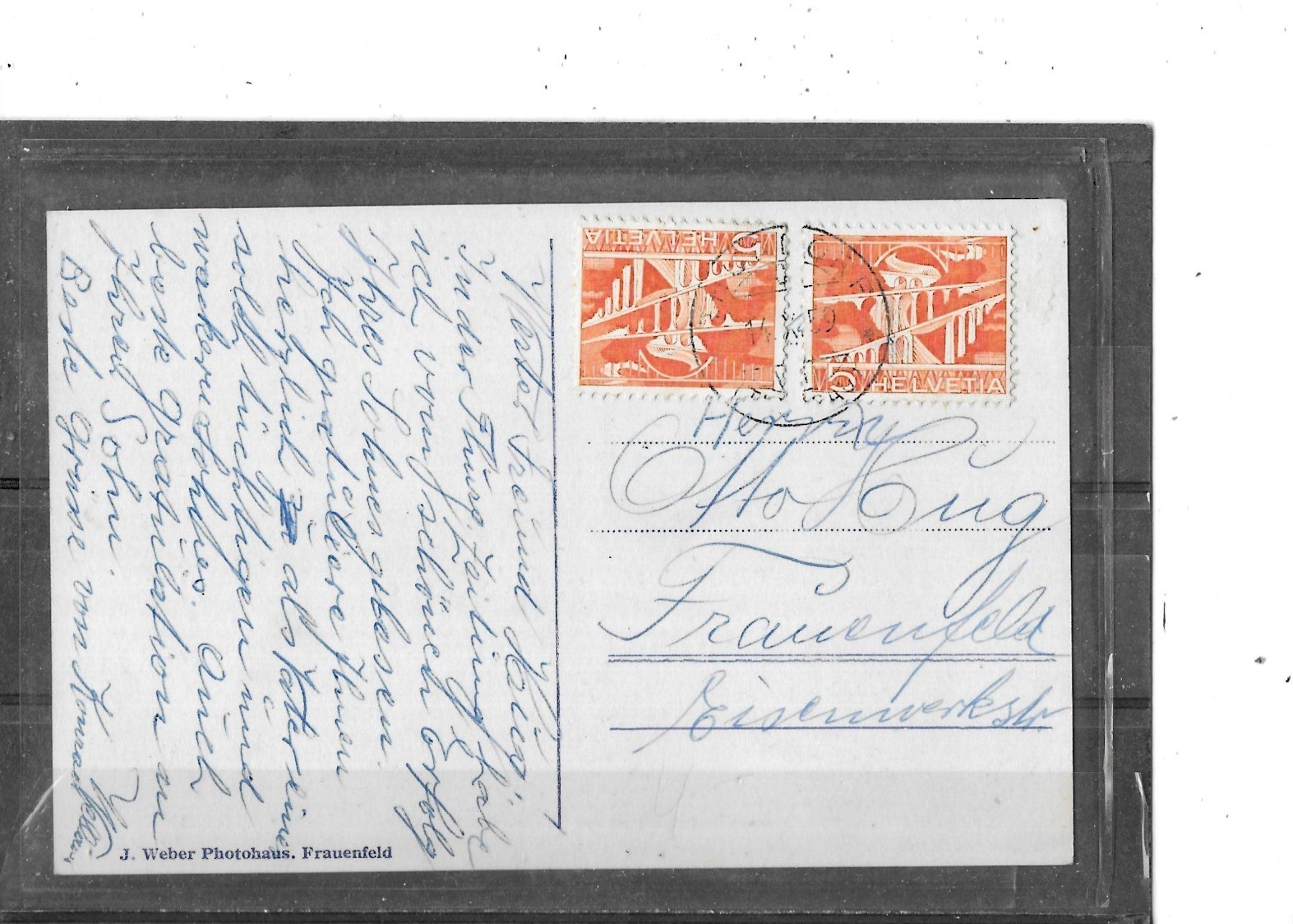 Cartoline postali: TG Thundorf Strassenpartie – Usato da Schocherswil venduto da Wilare 1