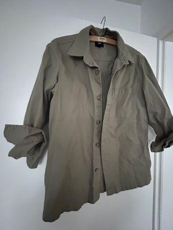 Super coole Jacke/ Overshirt aus dickem Baumwollstoff  Gr. S