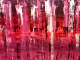 Abstraktes Ölgemälde auf Canvas
