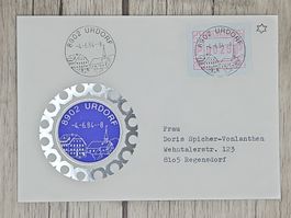 CL11 Enveloppe + Timbre Suisse 1984