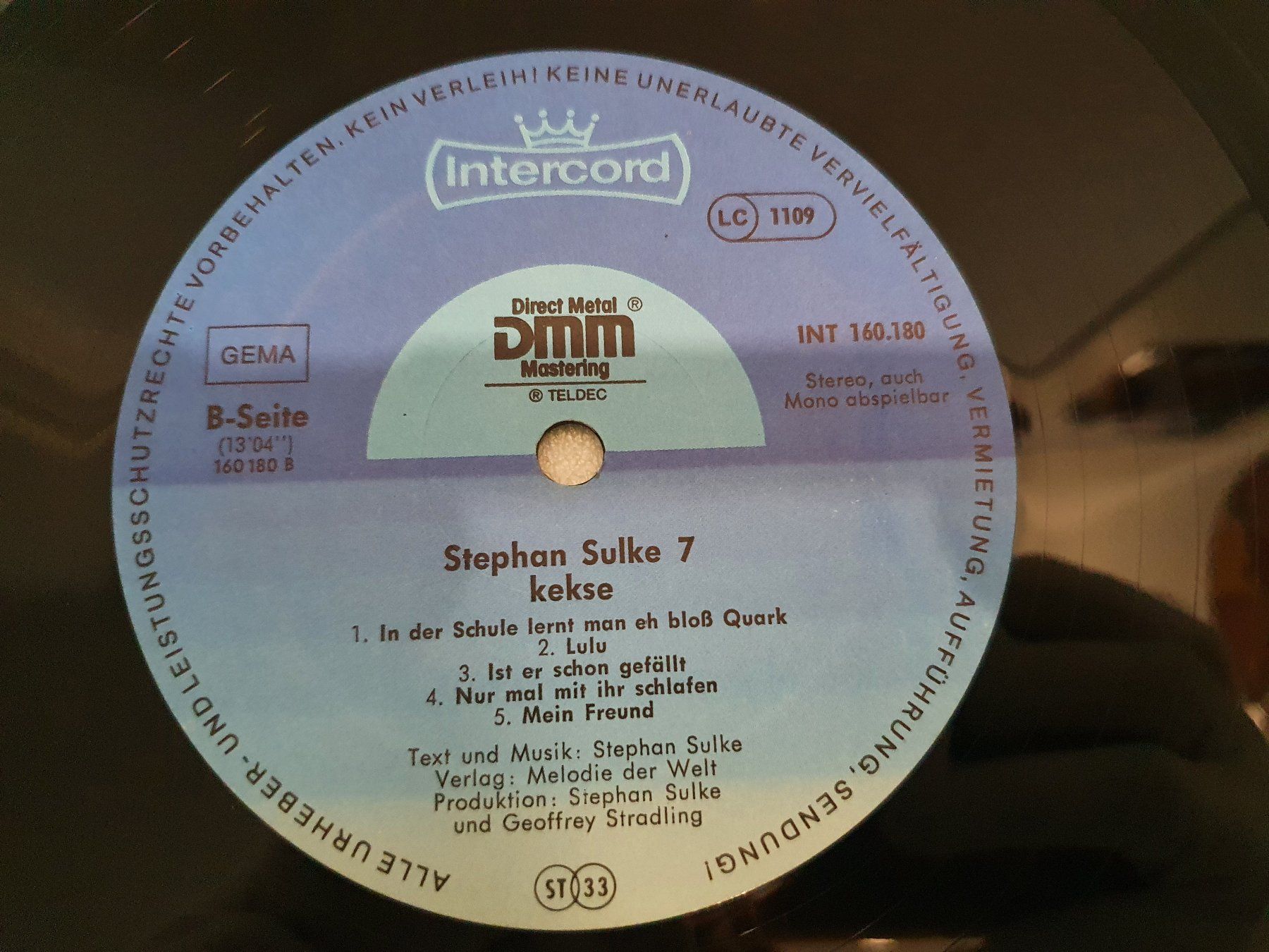 Dischi in vinile: Stephan Sulke – Stephan Sulke 7 - Kekse – Usato da Uster venduto da Vinyl-Leidenschaft 5