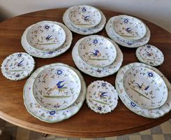 Teller Set Keramik Handbemalt