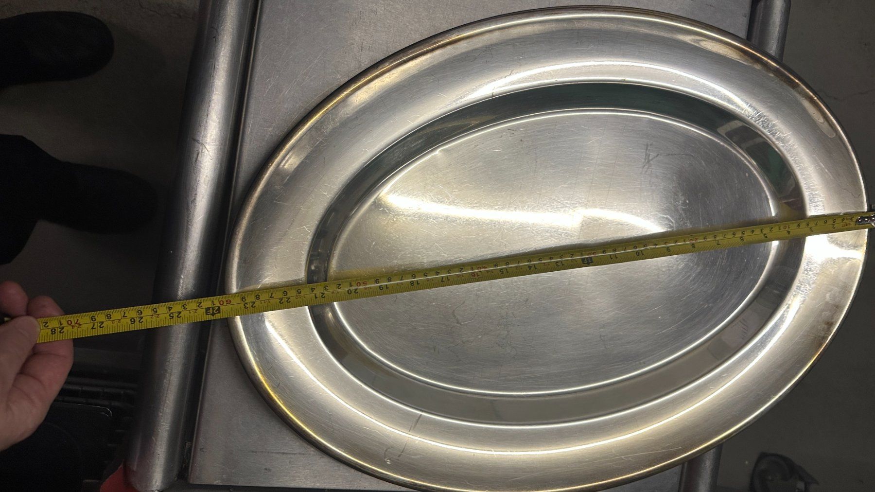 Piatti di portata: Silberplatten oval 10 Stück – Usato da Oberriet SG venduto da Wildi9