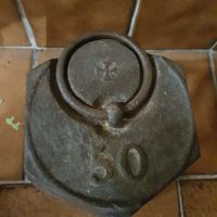 poids de balance en métal de 50 livres  ( 25kg )