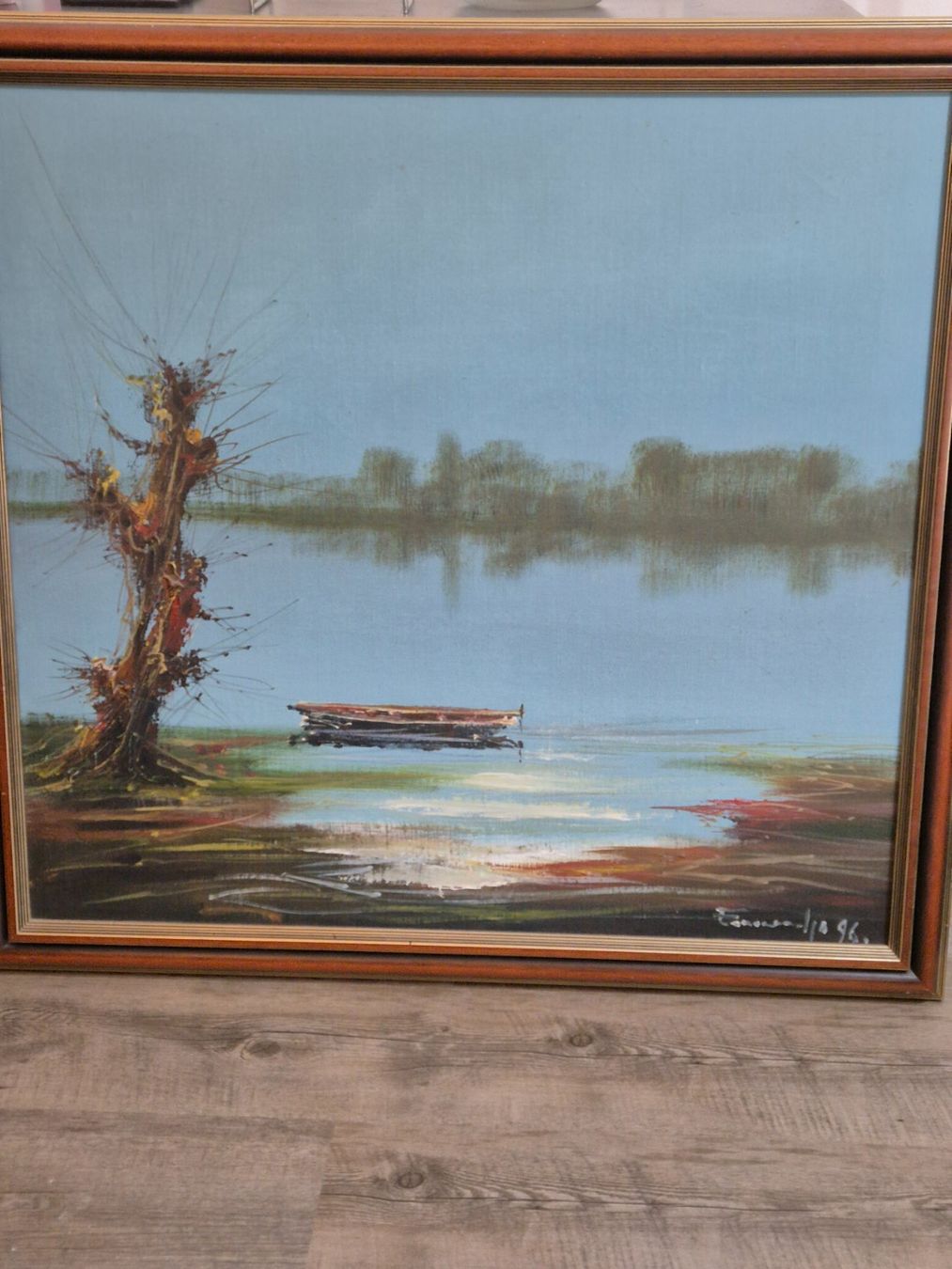 Gemälde: Das Bild 88x84 cm Kroatischer Maler Escavillo – Gebraucht aus Wettingen von mas_8829 1