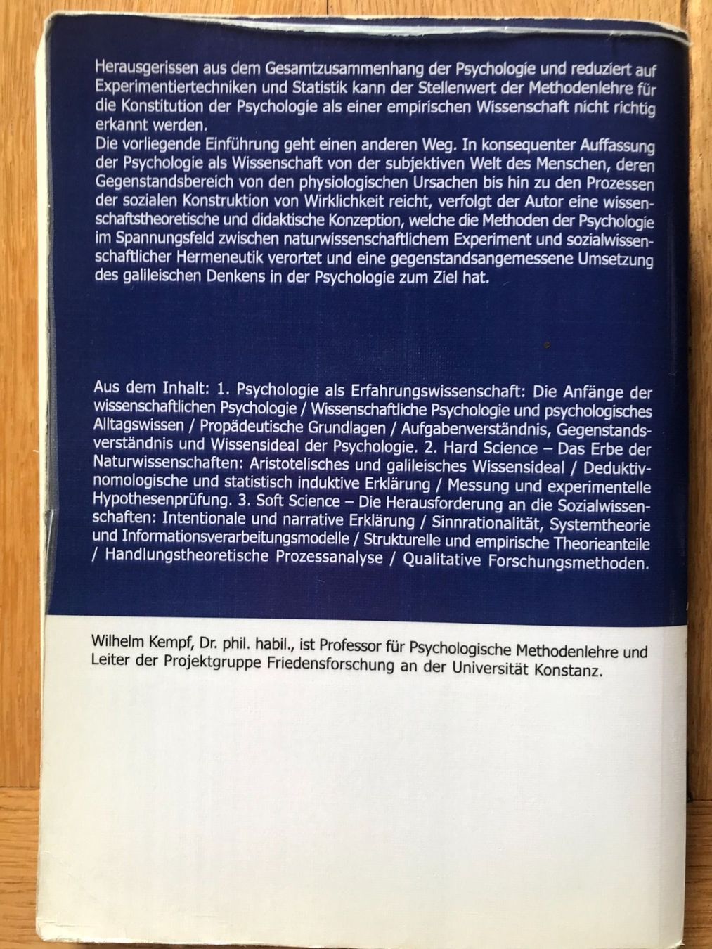 Libri: Forschungsmethoden der Psychologie – Usato da Arbon venduto da KaSaBo 1