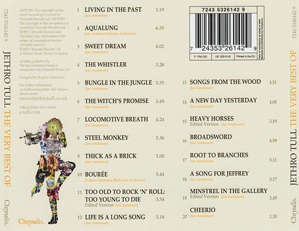 CDs: CD Jethro Tull - Very best of (2001) – Gebraucht aus Möriken AG von mineralia 1