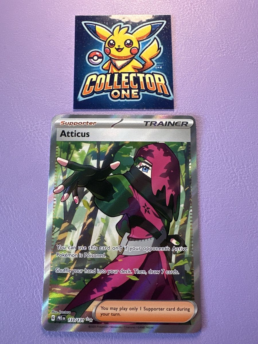 Pokémon Sammelbilder & Trading cards: Pokemon Atticus Trainer Fullart Rare Top Prismatic – Neu (gemäss Beschreibung) aus Lommiswil von CollectorOne