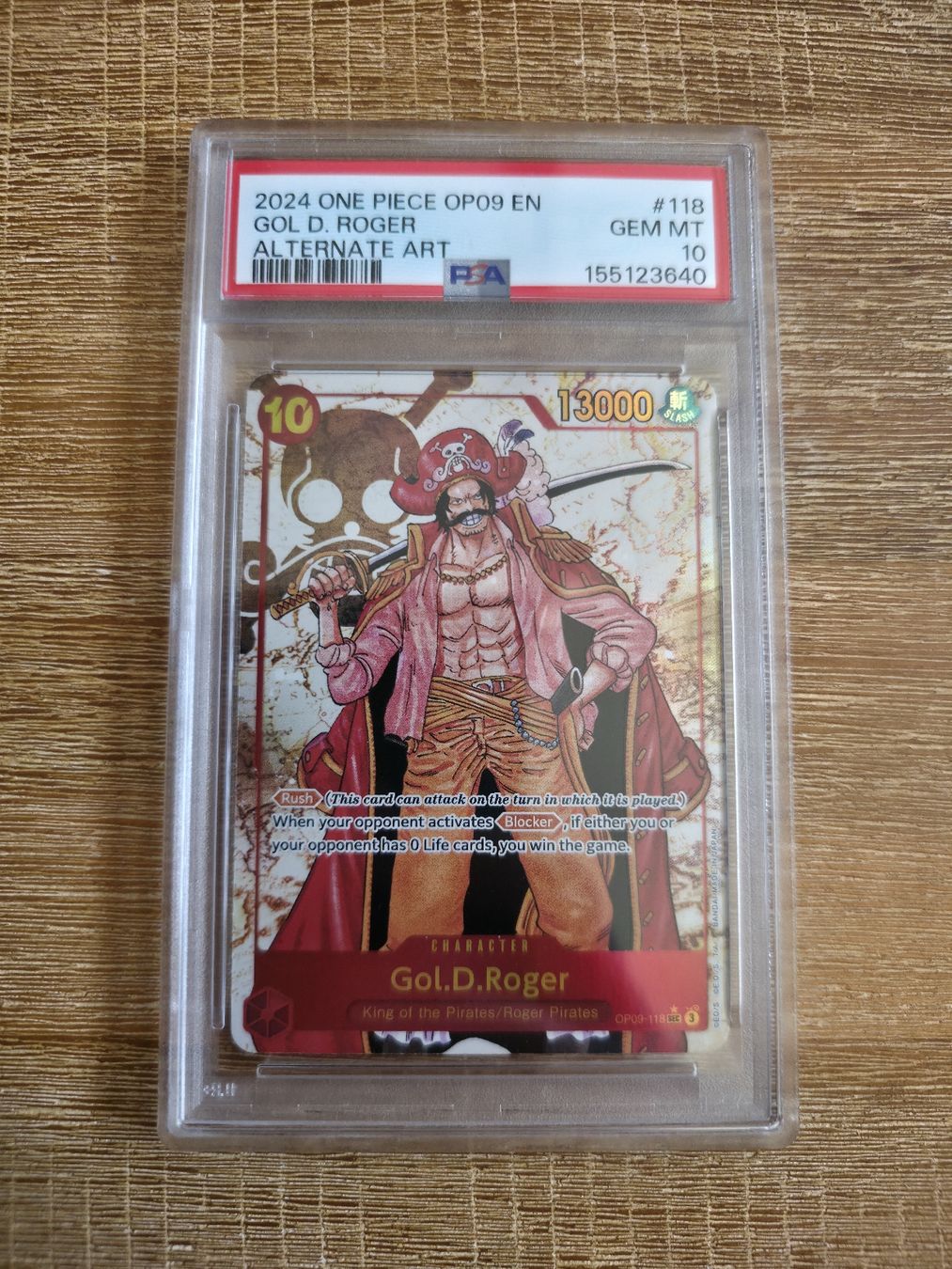 Bandai Sammelbilder & Trading cards: PSA 10 Gol.D.Roger OP09-118 One Piece – Neu (gemäss Beschreibung) aus Turbenthal von 90erShop