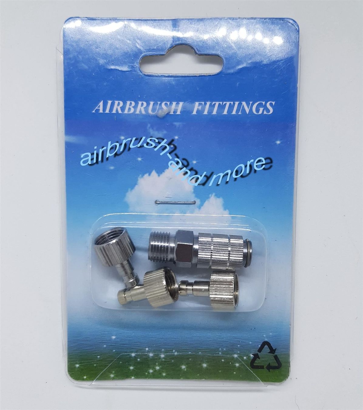 Tutti gli attrezzi: Schnellkupplung G 1/8" mit 3 Stecknippel – Nuovo e nell'imballaggio originale da Zürich venduto da airbrush-and-more