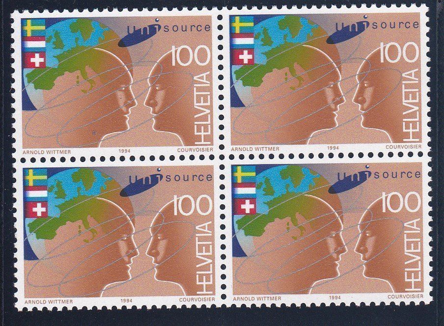 Tutti i francobolli: Postfrisch 4er Block Werbemarken 1994 – Nuovo (secondo la descrizione) da Schliern b. Köniz venduto da joni20 2