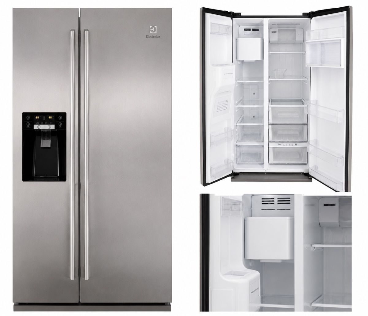 Electrolux Kühlschrank: Electrolux Side-by-Side Kühlschrank mit Eis- & Wasserspender – Gebraucht aus Oberhasli von hulu4711