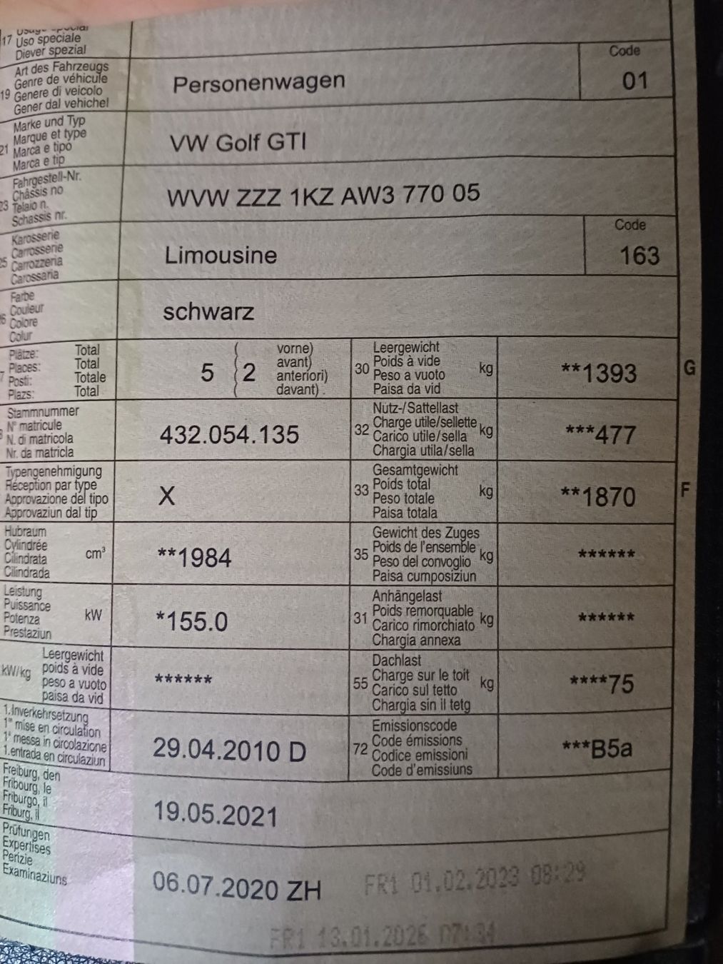 VW Autos: VW Golf 6 GTI – Gebraucht aus Oberschrot von T.9b 6