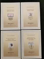 Quatre feuillets philatéliques Allemagne 1994 état neuf