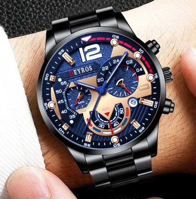 Orologi: Elegante Herren-Armbanduhr – Nuovo e nell'imballaggio originale da Untersiggenthal venduto da Zarkok