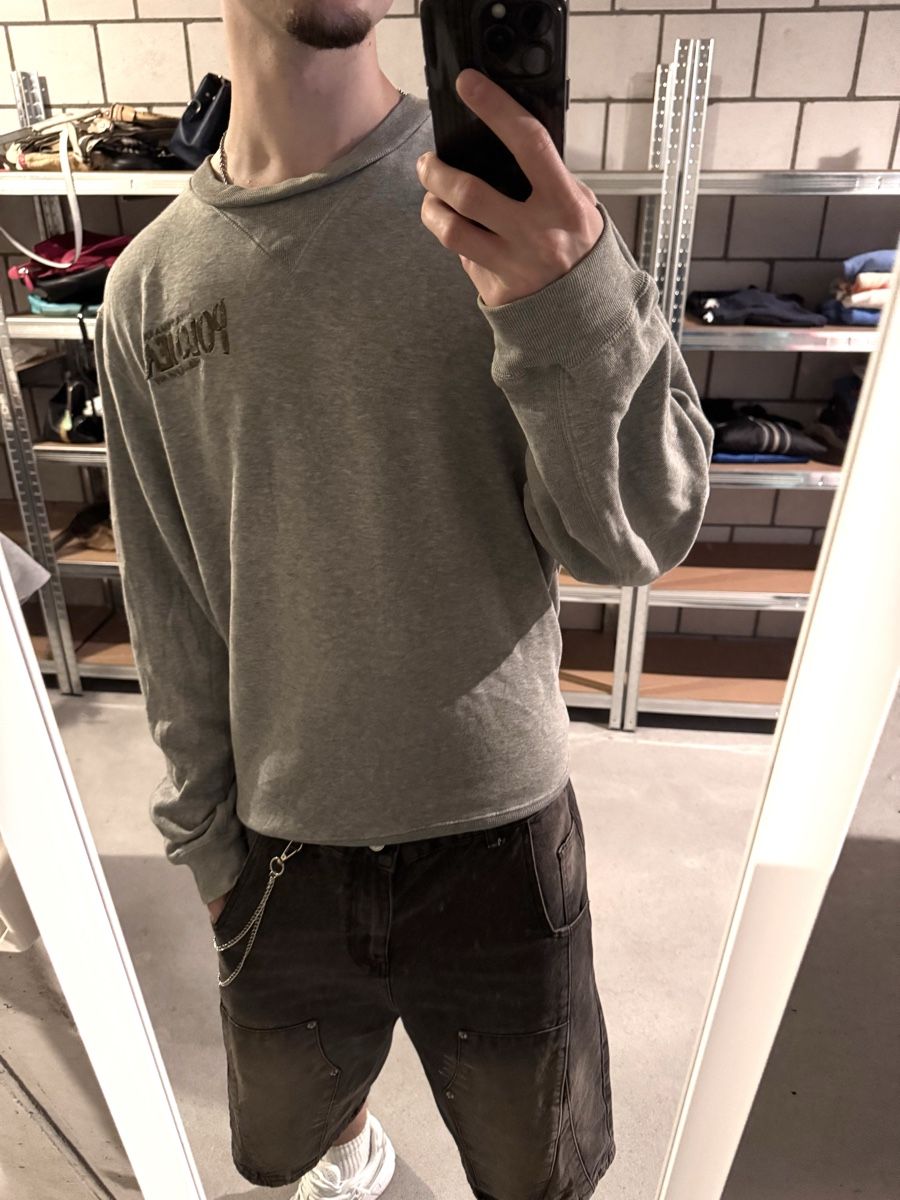 Maglioni & Felpe: vintage polo jeans sweatshirt grey  – Usato da Oberhofen Thun'see venduto da 61archive