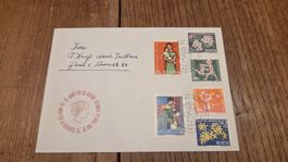 1962 Pro Juventute FDC mit Blockauschnitt