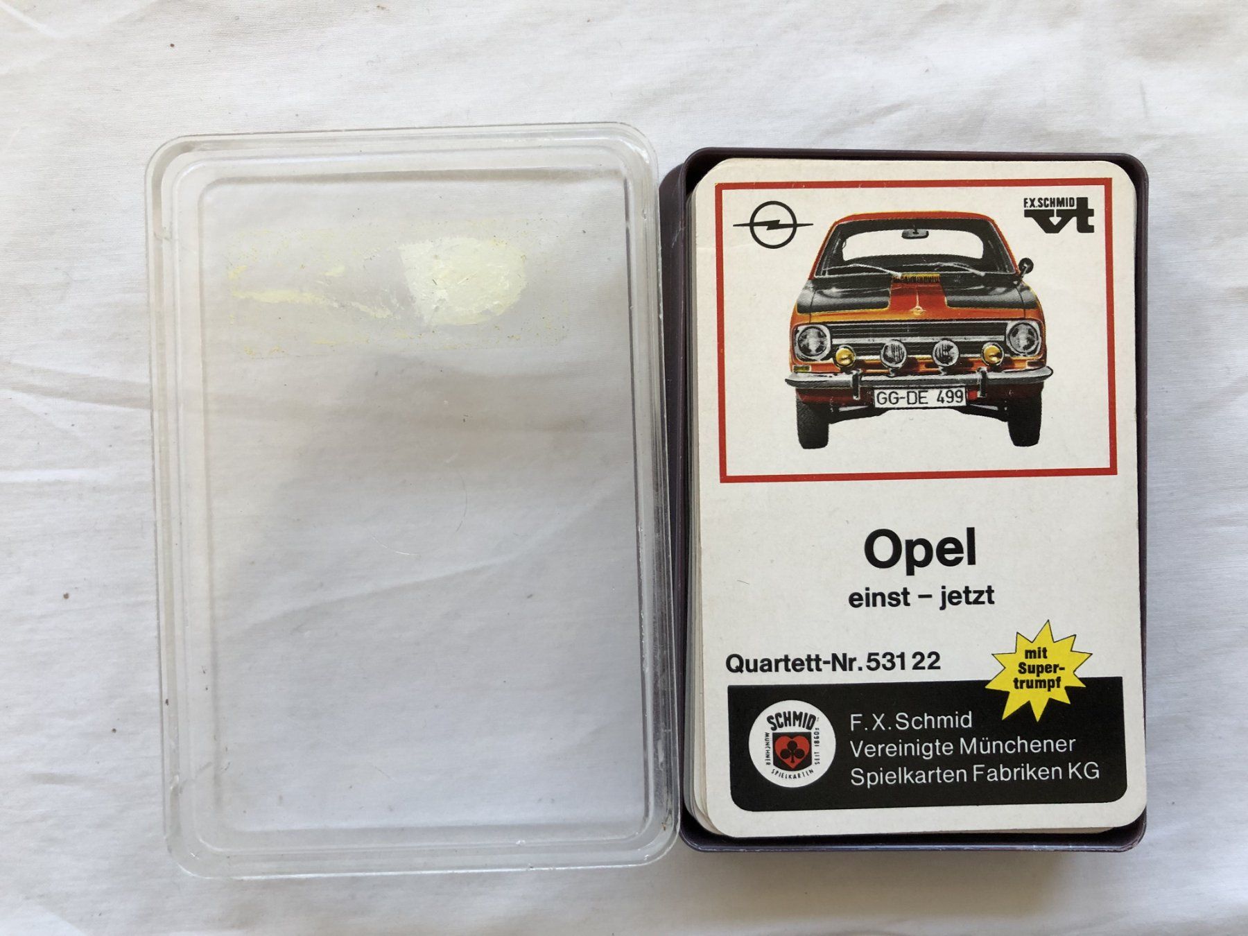 Giochi: Quartett - OPEL einst bis jetzt - ca.1969 – Usato da Schaffhausen venduto da durruti 1