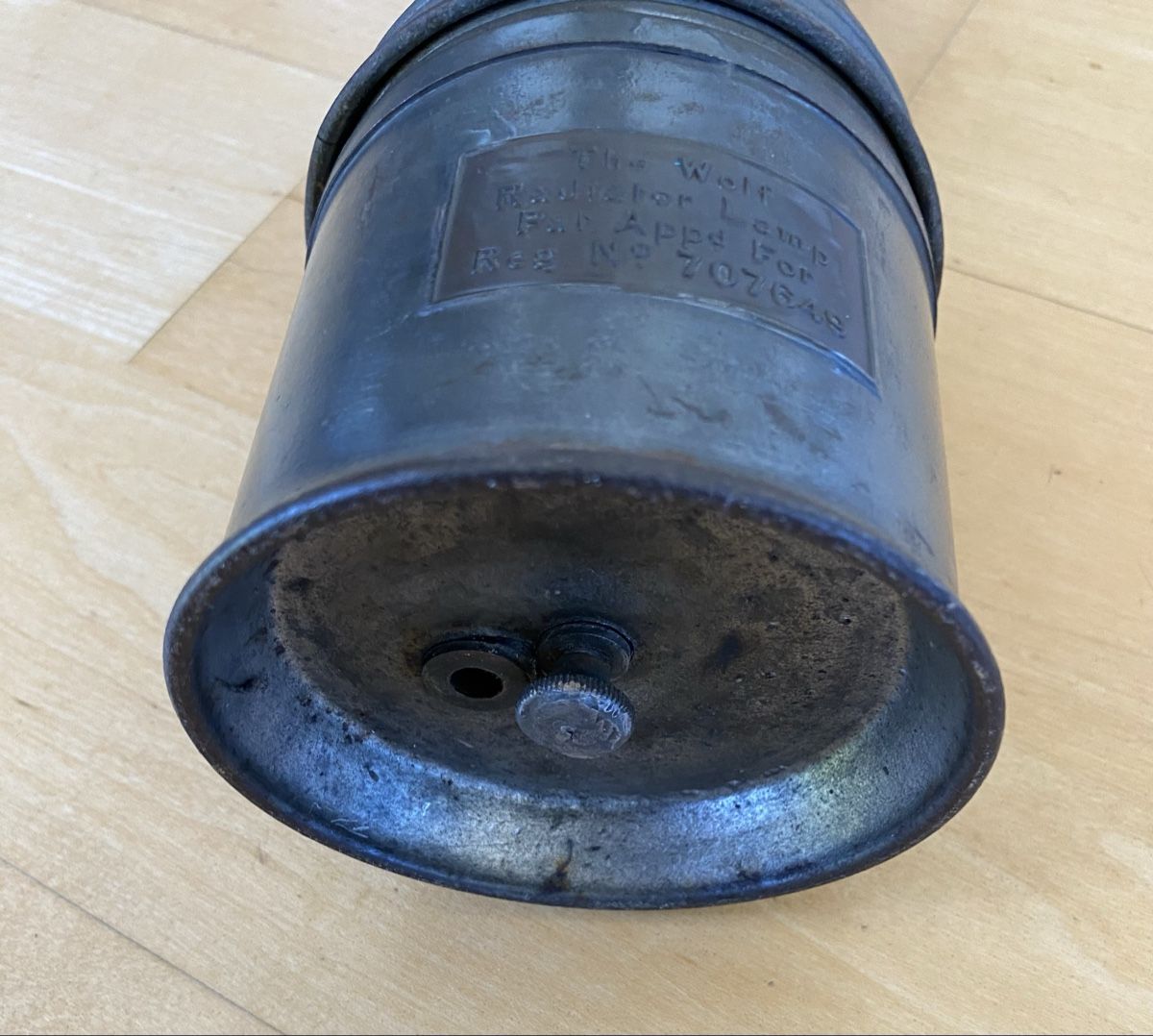 Lampade: Wolf Radiator Lampe 1925 Oldtimer Kühler Heizung – Difettoso da Horgen venduto da Trigard 6