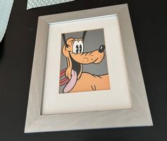 Alter Print von Pluto, Walt Disney, gerahmt