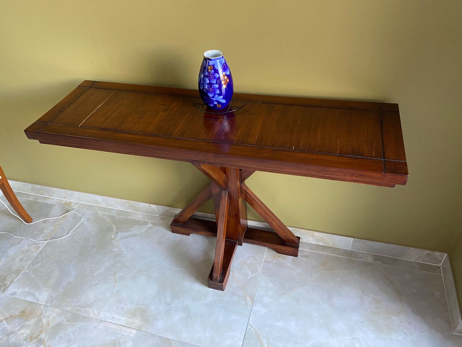 Set di tavolo e panche: Console antique Credenza Table & 4 chaises – Usato da Versoix venduto da mic_z7c9 2