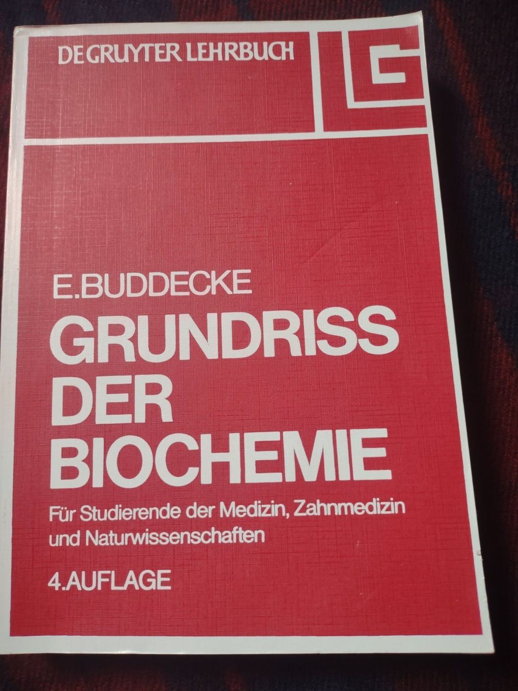Bücher: Grundriss der Biochemie – Gebraucht aus Bassersdorf von kal_99sw