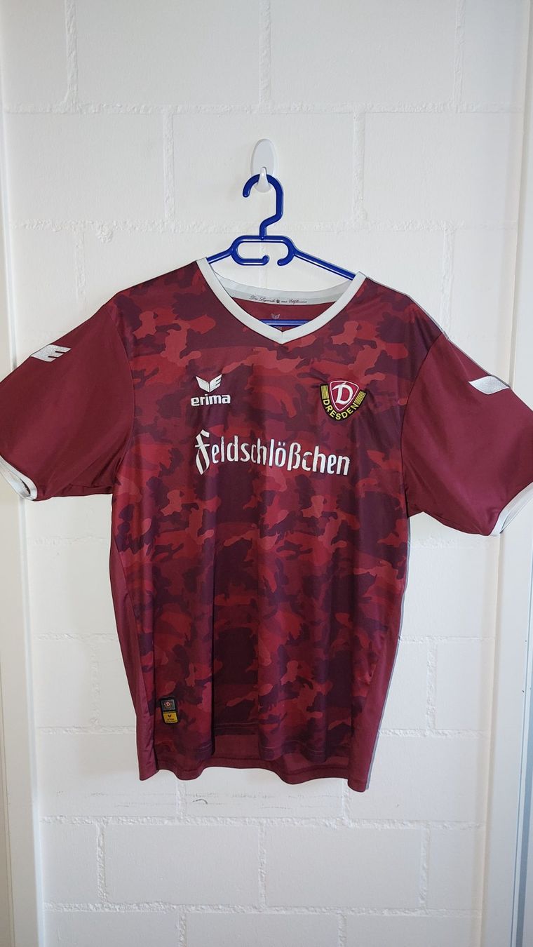 Erima Canottiere & Pantaloni: Dynamo Dresden Trikot 2016/17 Gr. XL – Usato da Hedingen venduto da Turicun25