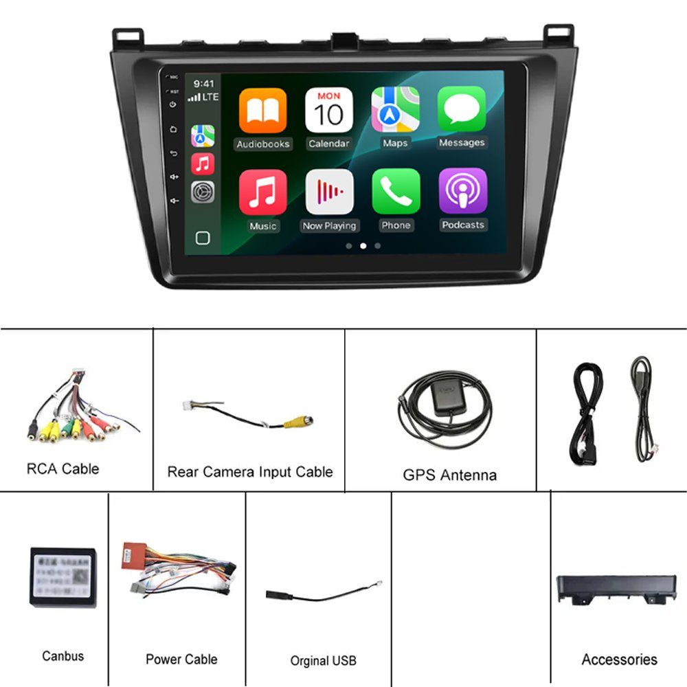 Navigatori: Mazda 6 / Ultra Autoradio RDS Carplay Android Bose – Nuovo e nell'imballaggio originale da Chiasso venduto da online.shop 6