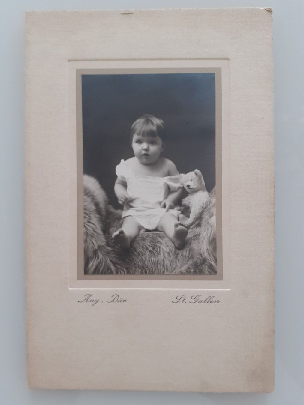 Foto & Immagini: Foto Kind mit Teddy antik um 1900 – Usato da Mörschwil venduto da lindaswunderkiste 1