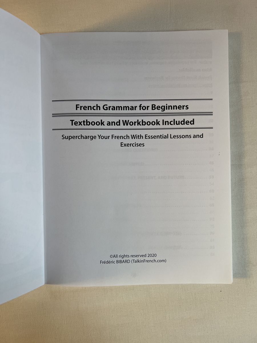 Libri: French Grammar for Beginners – Nuovo (secondo la descrizione) da Gempenach venduto da amdor 2