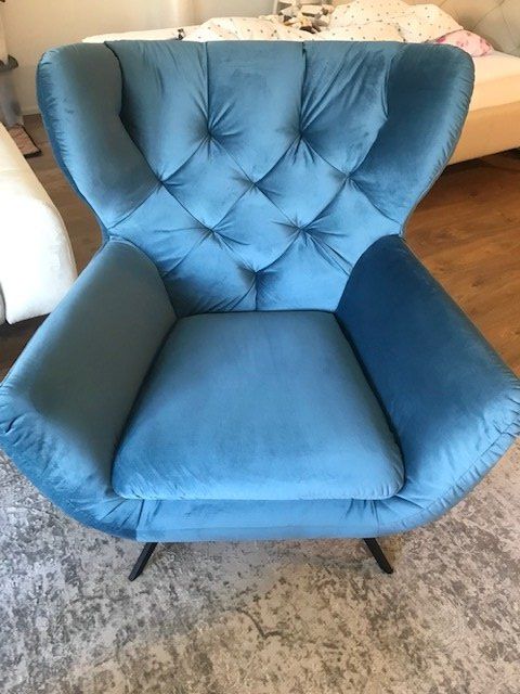 Poltrone: Designer Relaxsessel aus Samt – Nuovo (secondo la descrizione) da Neu St. Johann venduto da Stewardess78