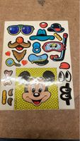 Micky Maus Stickerbogen, vintage, zum Sammeln & Basteln!