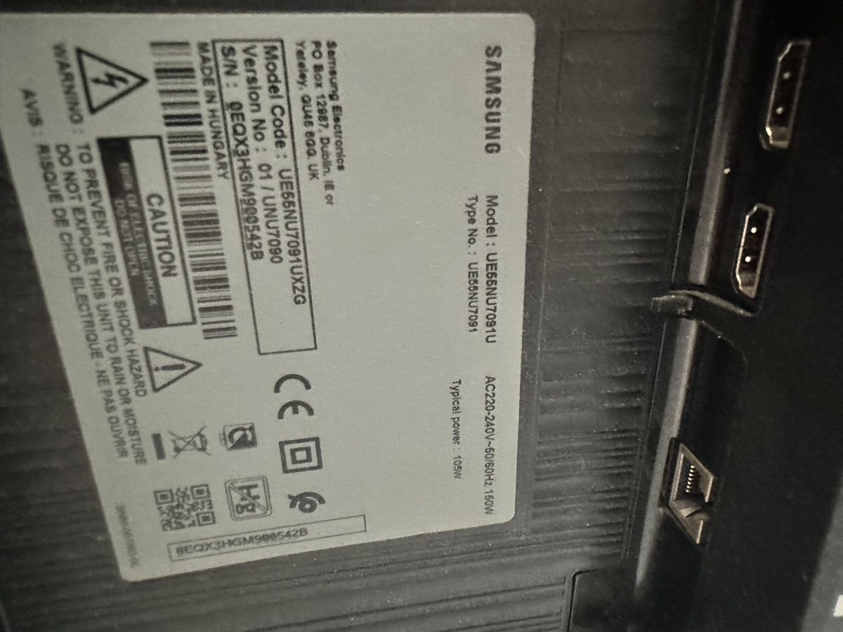 Samsung Appareils TV: Samsung 55inch tv – D'occasion à Basel par VanBuyer2010 2