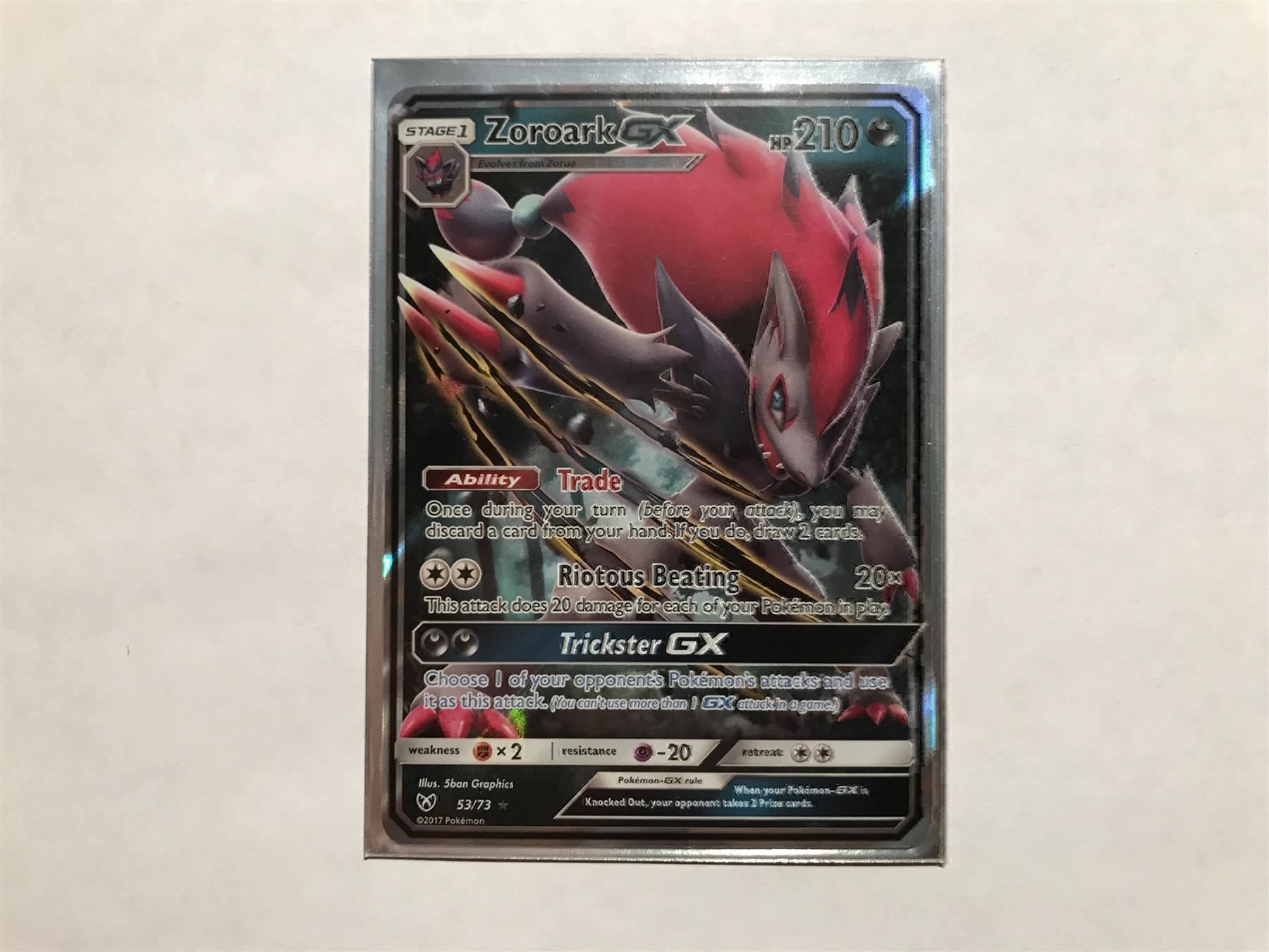 Pokémon Carte collezionabili: Zoroark GX – Nuovo (secondo la descrizione) da Hagendorn venduto da Pokecollectorch