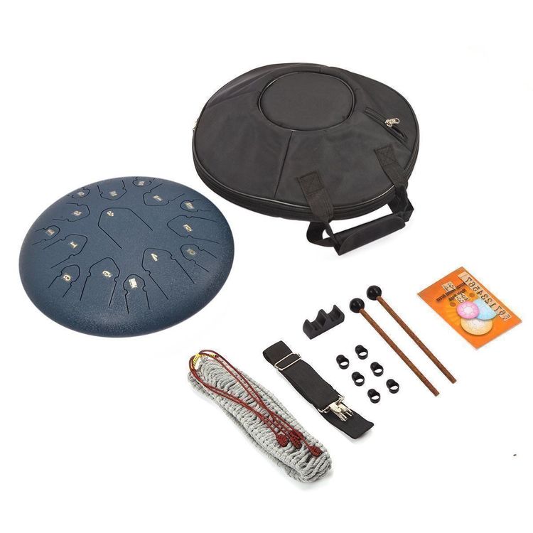 Gepolsterte Tasche Für Zungentrommel - Schlagfeste Aufbewahrung Mit Schultergurt