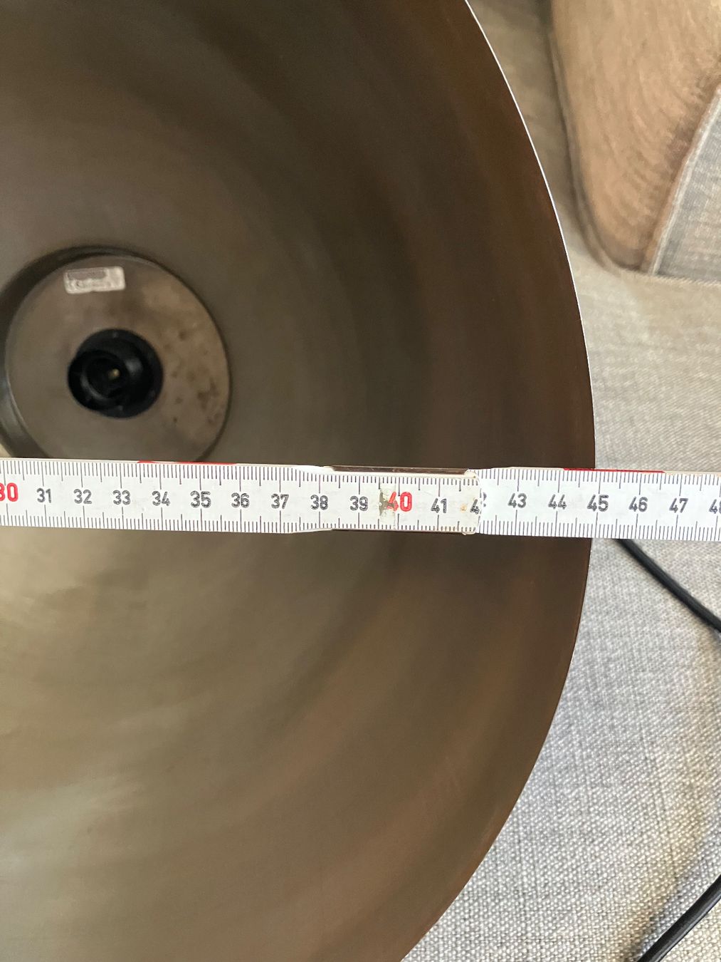 Lampenschirme: Tolle, grosse Metalllampe in Schwarz – Gebraucht aus Winterthur von t8schuu 2
