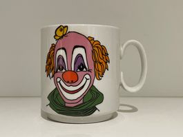 Vintage Clown Tasse Porzellan – Made in West Germany