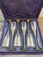 6ER SET CHAMPAGNERGLÄSER  mid century designe