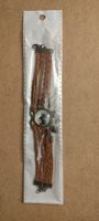 Armband Lederoptik braun mit Anhänger