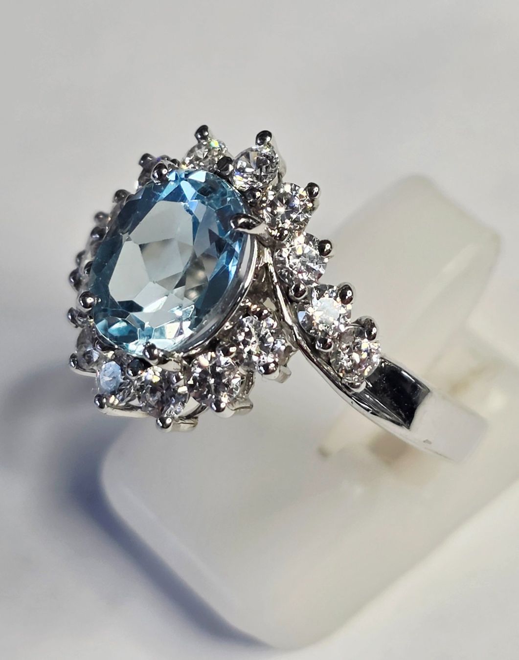 Bagues: Blau Topas Silber Ring – Neuf (Voir description) à Zürich par adriben 4