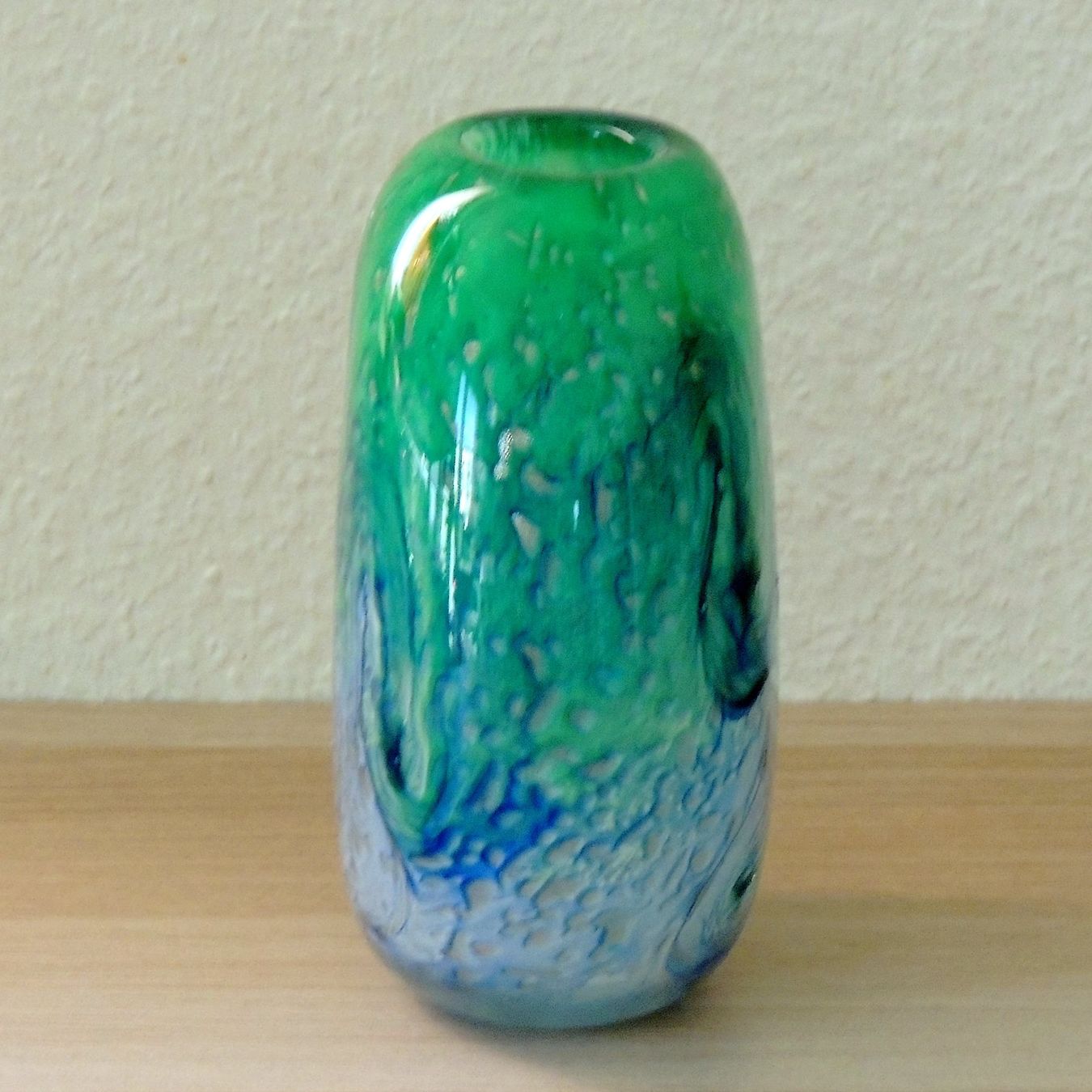 Vasen & Gefässe: Vase d'art en verre soufflé, Gabriel Milesi, Pérouges France – Gebraucht aus La Chaux-de-Fonds von Helene2300 2