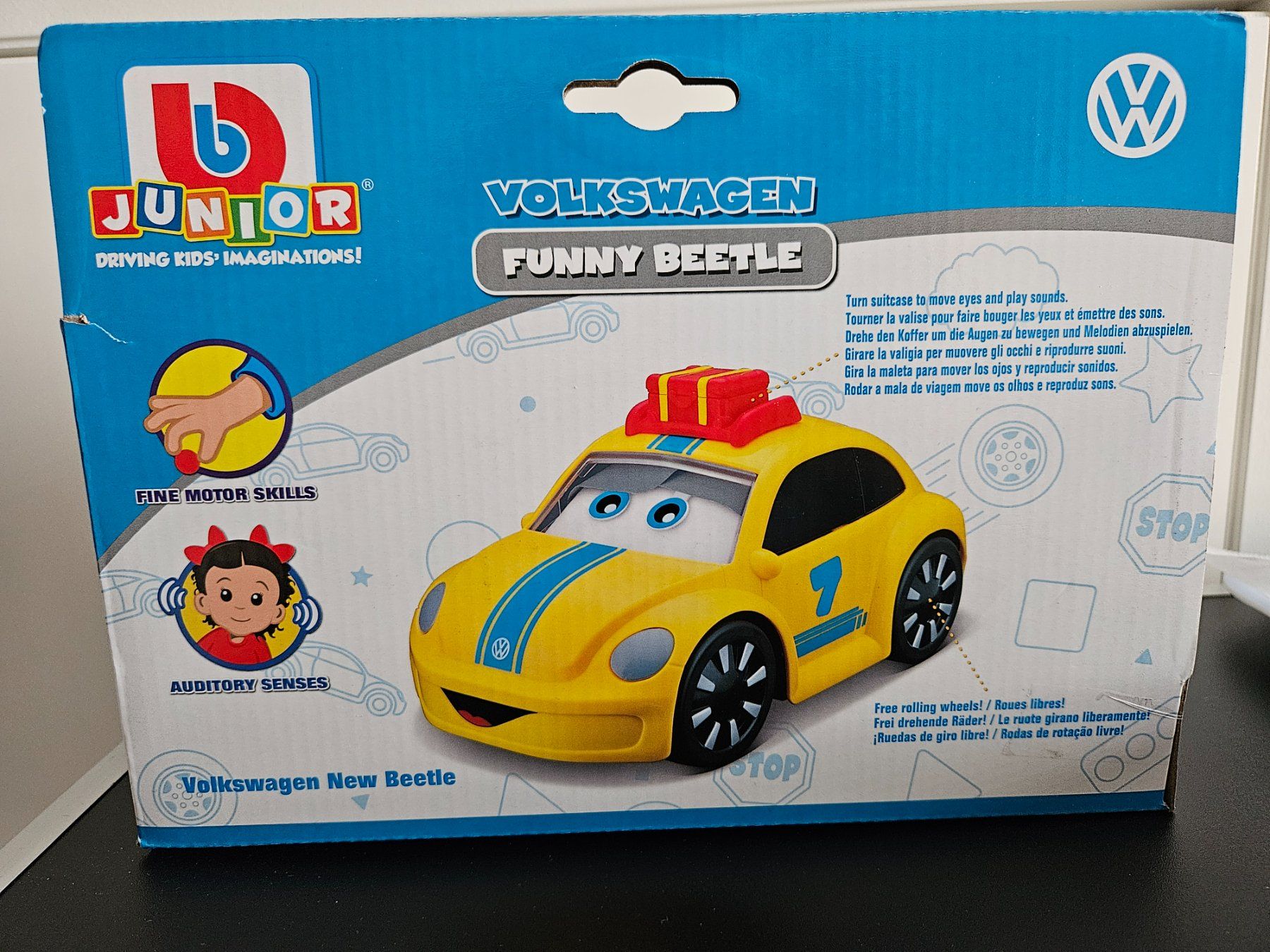 Disney Giocattoli: Neu - bbjunior - Volkswagen Funny Beetle – Nuovo e nell'imballaggio originale da Dagmersellen venduto da Jarsetz_Restposten 1