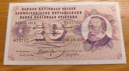 10 Franken Banknote (Fünfte Serie von 1956)