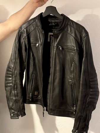 Blouson de Moto Harley-Davidson Cuir Noir Taille XL 49-50