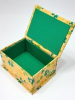 Papp- und Stoffbox - Boîte  en carton et tissus